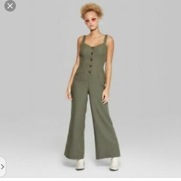 wild fable olive jumpsuit